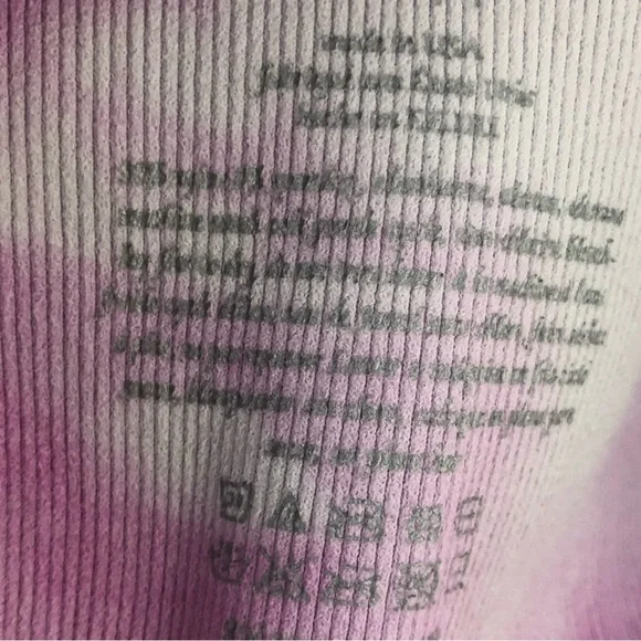 Free People Movement Pink Tie Dye Seamless On The Radar Sports Bra XS - Picture 13 of 13